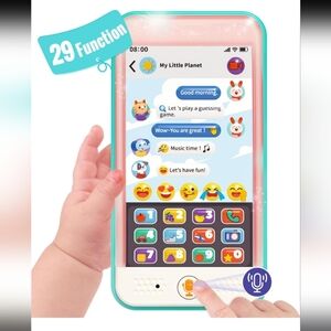 ♻️3/25$♻️Kids Toy Smartphone with Emoji Buttons